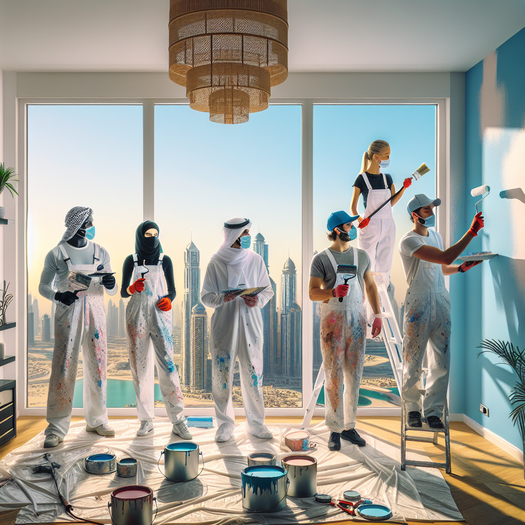 Apartment painting services in dubai